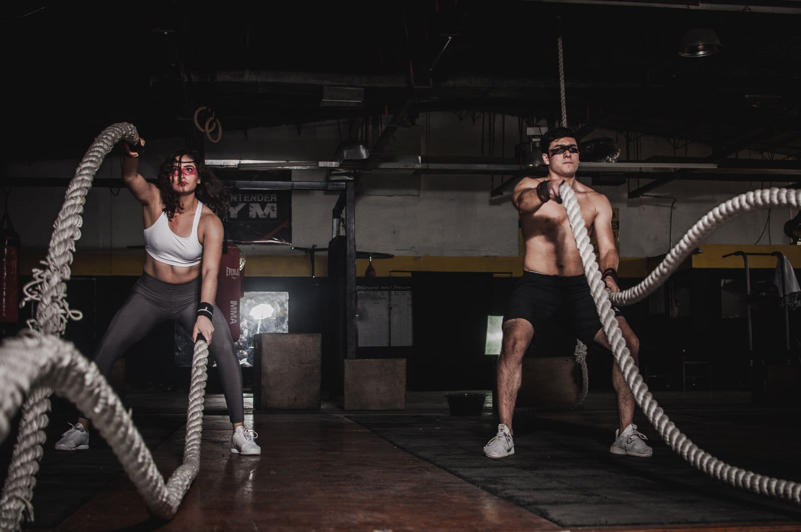 Espace d’entraînement et matériel de musculation